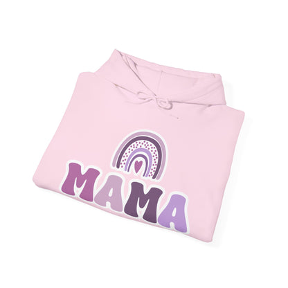 Mama sweatshirt, trendy mama shirt, rainbow boho mom t shirt, mom sweatshirt, rainbow mama shirt, boho rainbow, boho mama hooded Sweatshirt