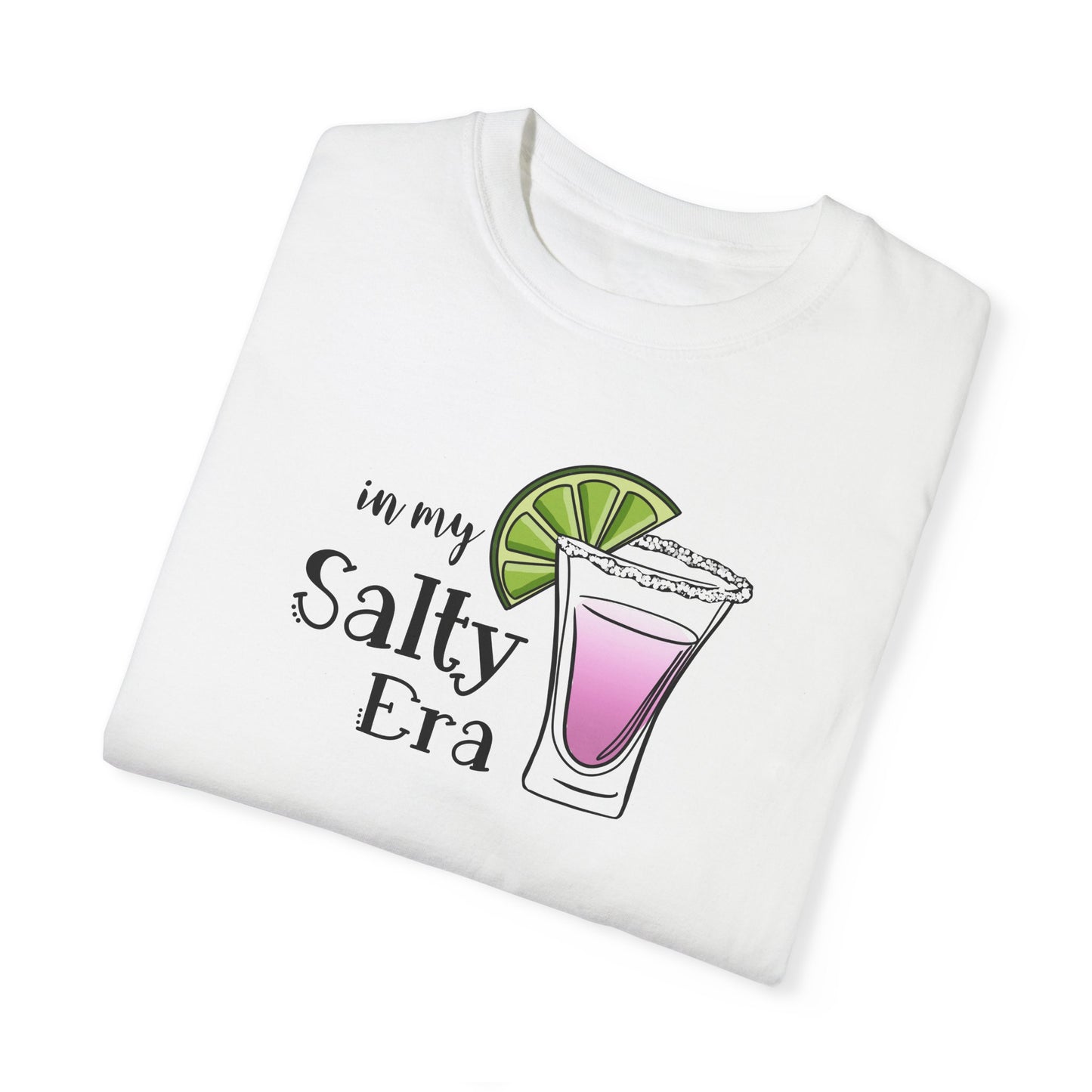 In my salty era, salty era shirt, funny drinking t shirt, funny alcohol t shirt, I did it for the plot, shot glass shirt, summer t shirt