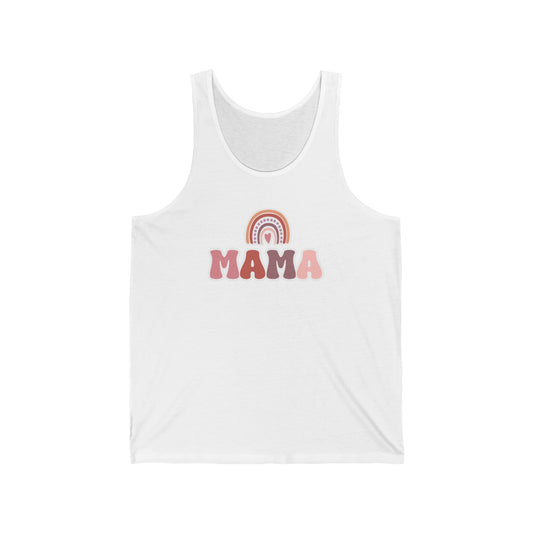 Mama tank top, boho mama tank top, trendy mama shirt, rainbow boho mom shirt, mom tank top, mama tank top, rainbow mama shirt, boho rainbow