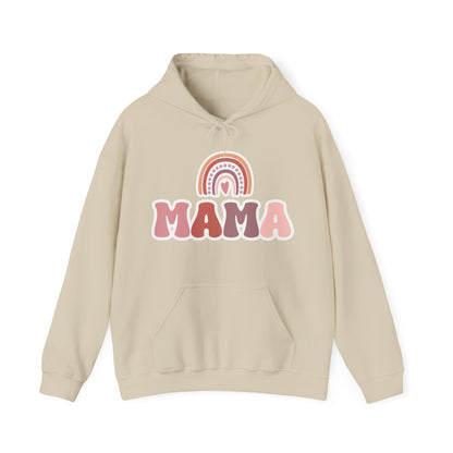 Mama sweatshirt, mama hooded sweatshirt, rainbow boho mom, mom sweatshirt, rainbow mama shirt, boho rainbow sweatshirt, mama shirt