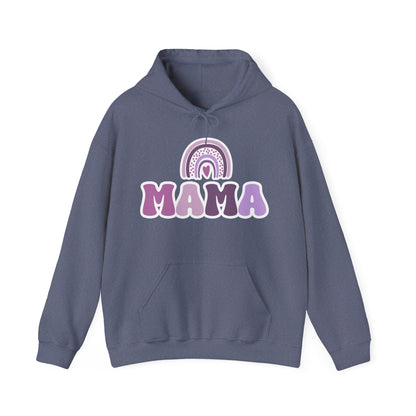 Mama sweatshirt, trendy mama shirt, rainbow boho mom t shirt, mom sweatshirt, rainbow mama shirt, boho rainbow, boho mama hooded Sweatshirt