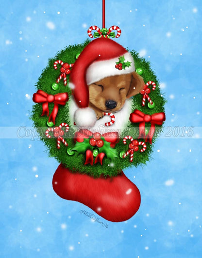 Custom Dog Ornament / Golden Retriever Ornament / Dog Lover Gift / Yellow Lab Ornament / Puppy Ornament / Dog Art / Snowflake Ornament