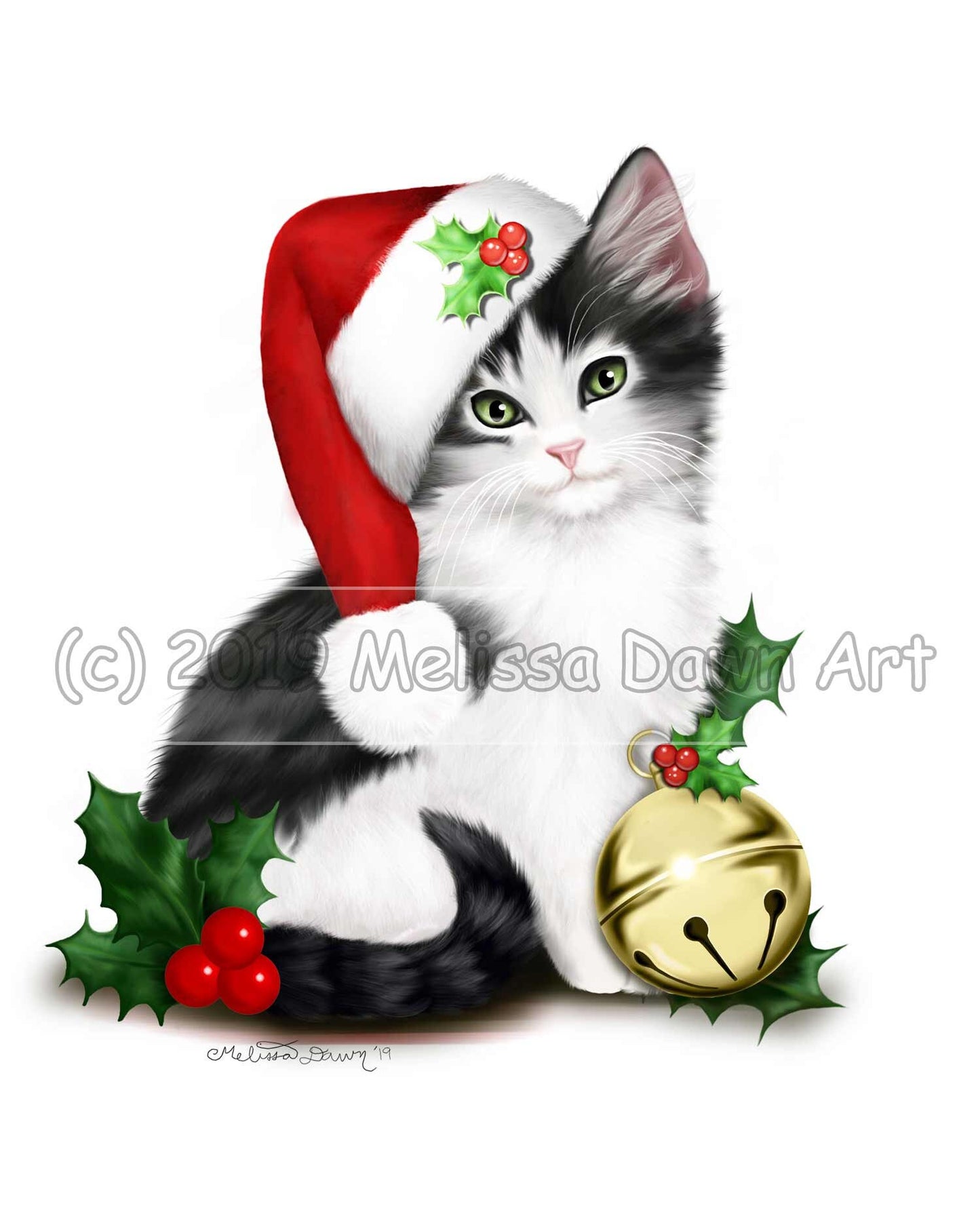 Custom Cat Ornament / Cat Ornament Tabby / Cat Lovers Gift / Tabby Cat Ornament / Santa Cat / Grey Tabby / Tabby Christmas / Tabby Ornament