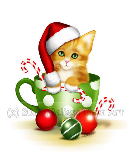 Ginger Cat Ornament / Orange Cat Ornament / Cat Ornament / Cat Lovers Gift / Cat Memorial Ornament / Orange Tabby Cat / Tabby Cat Ornament