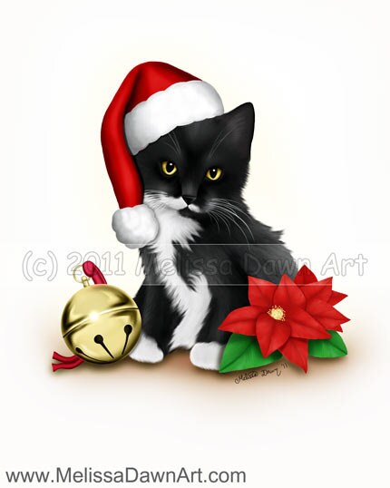 Santa Cat // Tuxedo Cat Ornament // Cat Lover Gift // Cat Ornament // Christmas Ornament // Santa Cat Ornament // Tuxedo Cat // Santa Claws