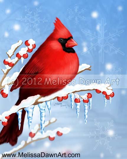 Cardinal Ornament / Cardinal Christmas Ornament / Cardinal Memorial Ornament / Bird Ornament / Custom Cardinal Ornament / Memorial Ornament